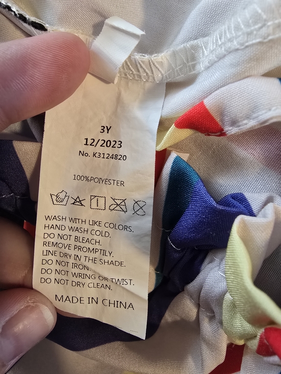 Kids Multicolor Striped Cotton Shorts - Lightweight Summer Bottoms - Picture 3 of 3